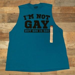 20 Dollars Is 20 Dollars Funny Queer Pride LGBTQ Tank Shirt Cute Trans Rights